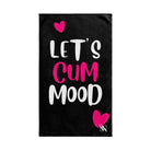 Let’s Cum Mood Hearts Fun Cum Towel