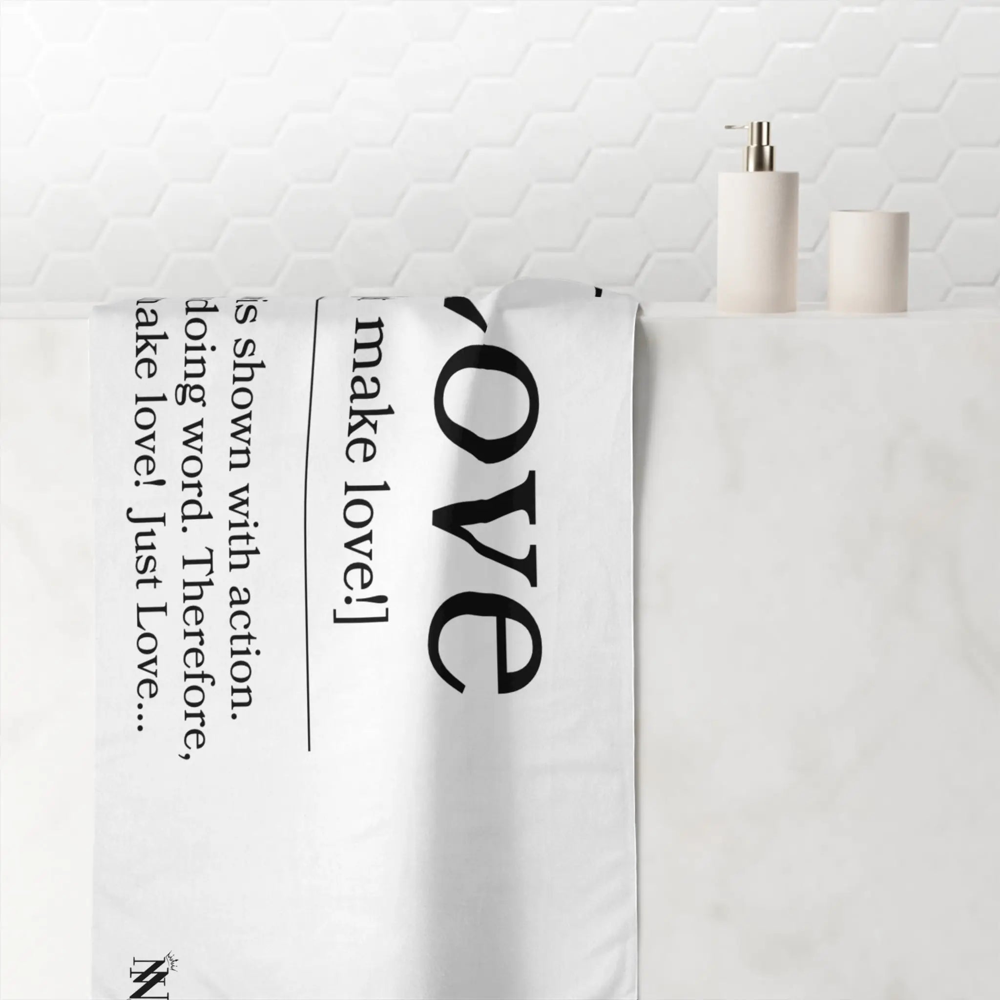Definition of Love Big Ass Rimming Cum Towel