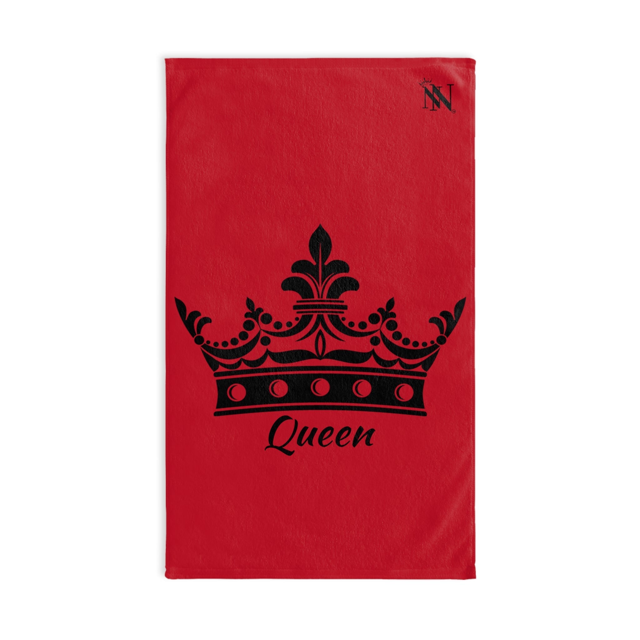 Large Crown Queen Red Cum Towel