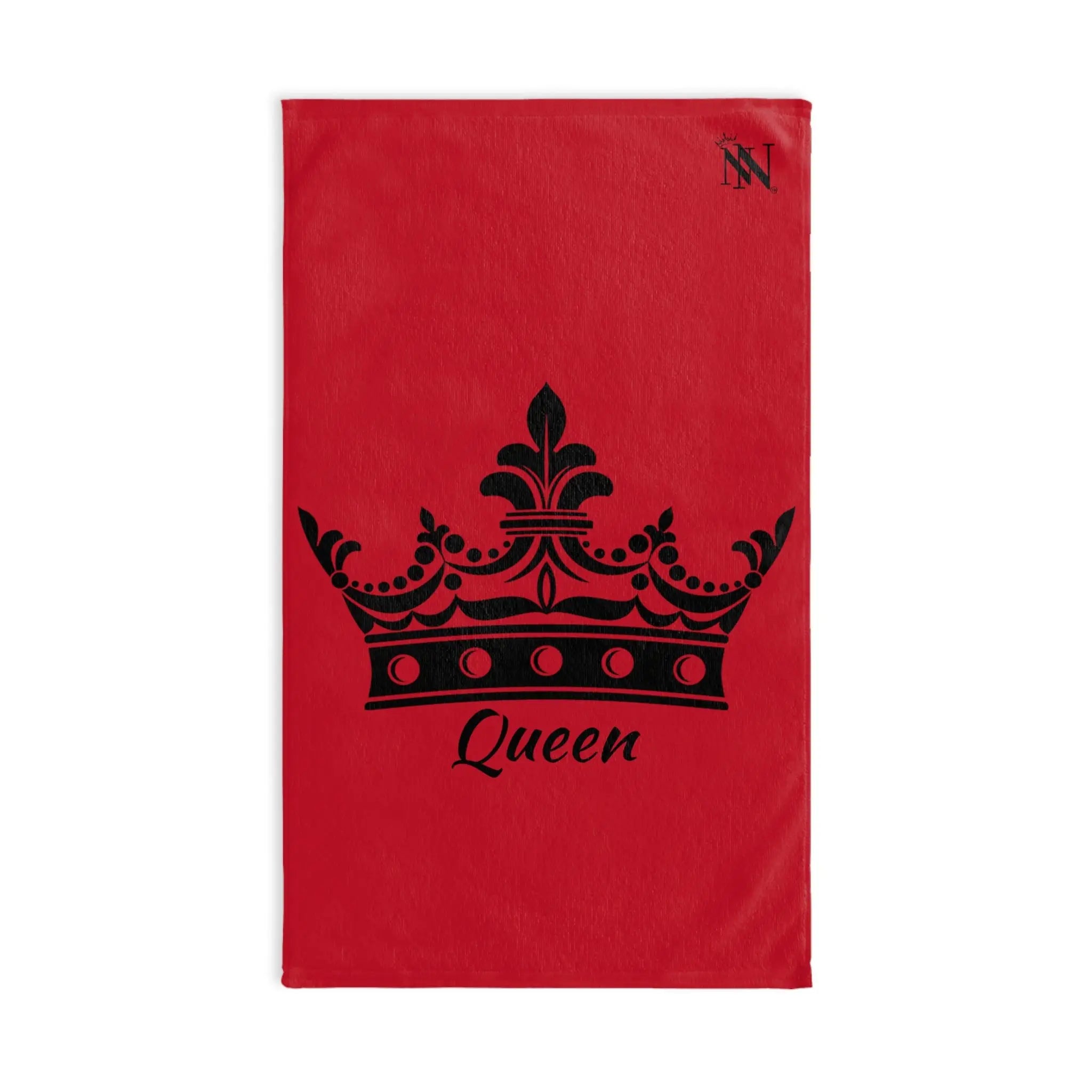 Large Crown Queen Red Cum Towel