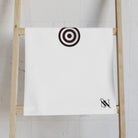 Small Black Bullseye Target | Mix & Match Classic Fun-Flirty Lovers’ Towels