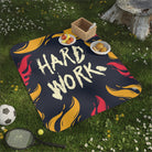 Hard Work | Mix Match Fun-Flirty Lovers’ Water-Resistant Blankets