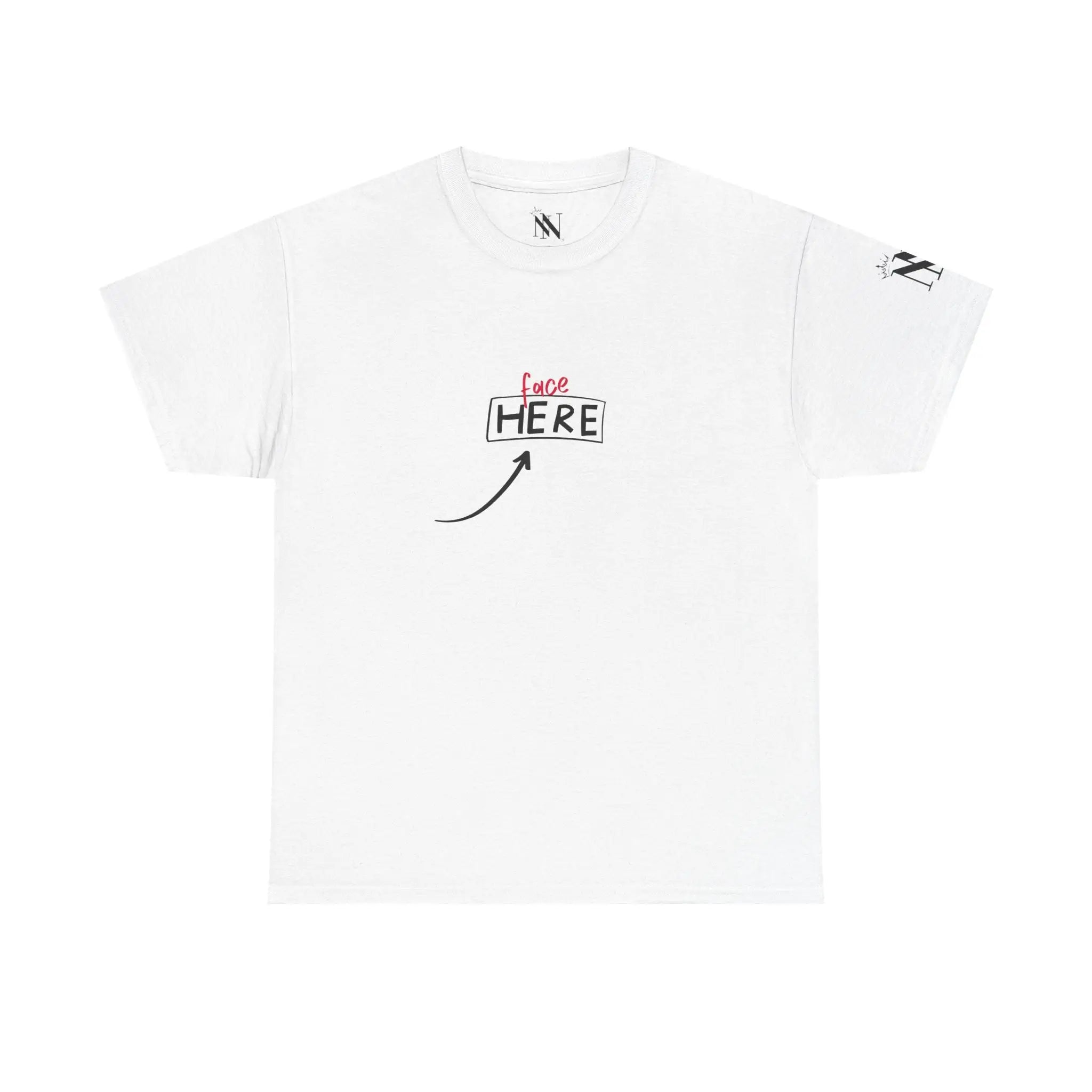 Face Here | Mix & Match 100% Cotton Unisex Fun-Flirty Lovers’ Tees