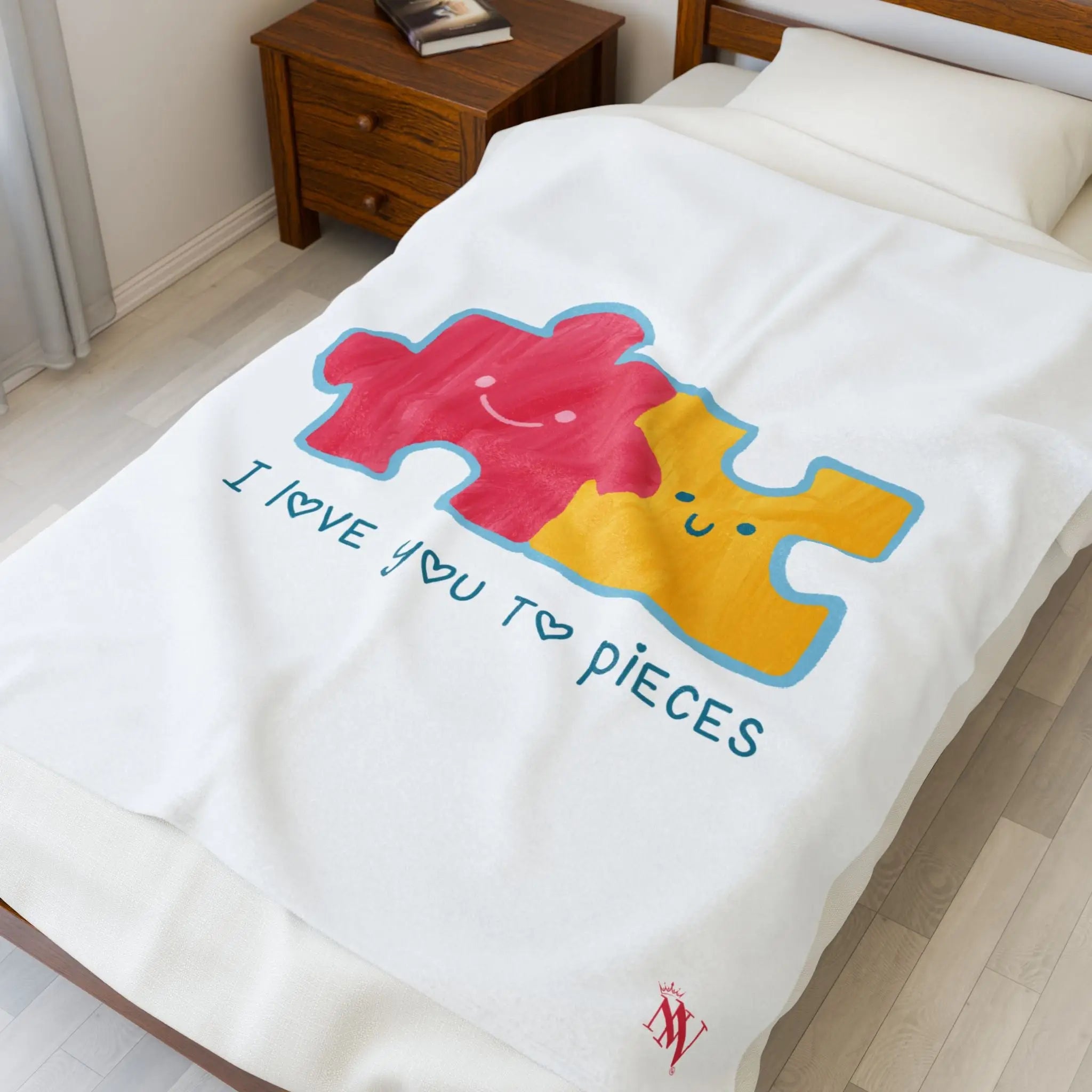 I Love You To Pieces | Mix & Match Fun-Flirty Lovers’ Blankets