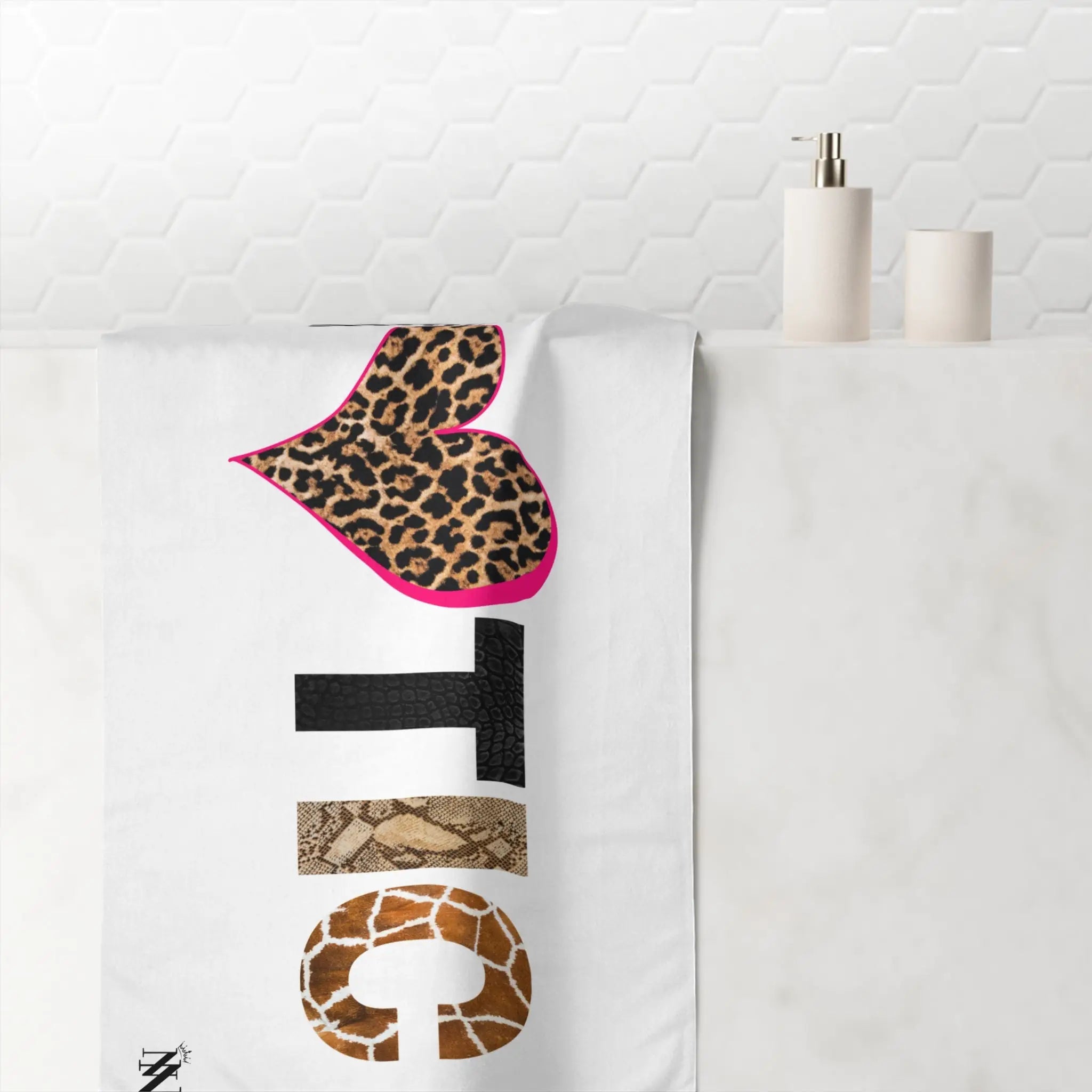 Erotic Animal Print | Mix & Match XL Fun-Flirty Lovers’ Towels