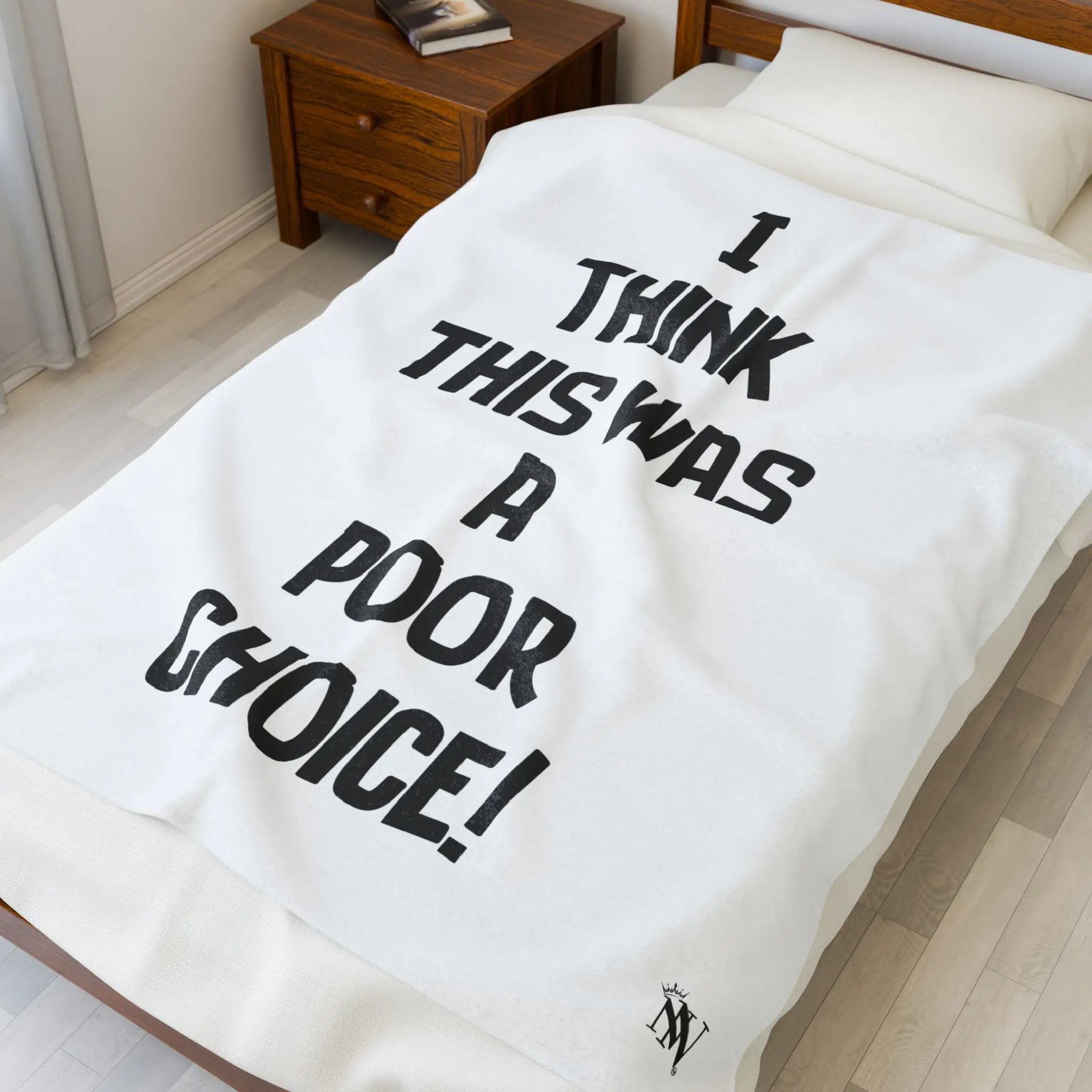 Poor Choice | Mix & Match Velveteen Fun-Flirty Lovers’ Blankets