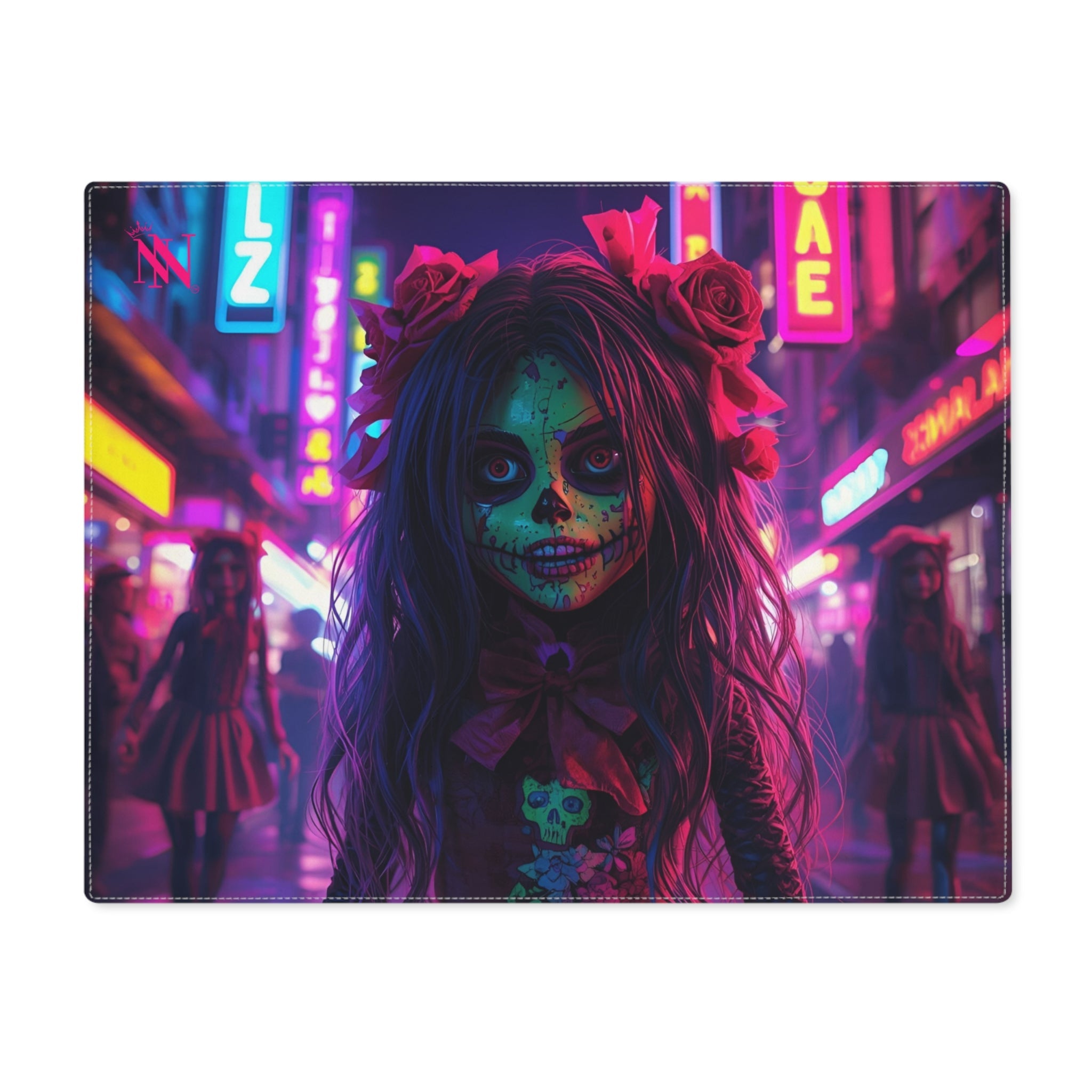 El Día de los Muertos Doll Graphic | Mix & Match Playful Fun-Flirty Lovers’ Toy Mats