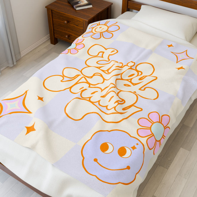 Enjoy Today Hippie | Mix & Match Soft Fun-Flirty Lovers’ Blankets