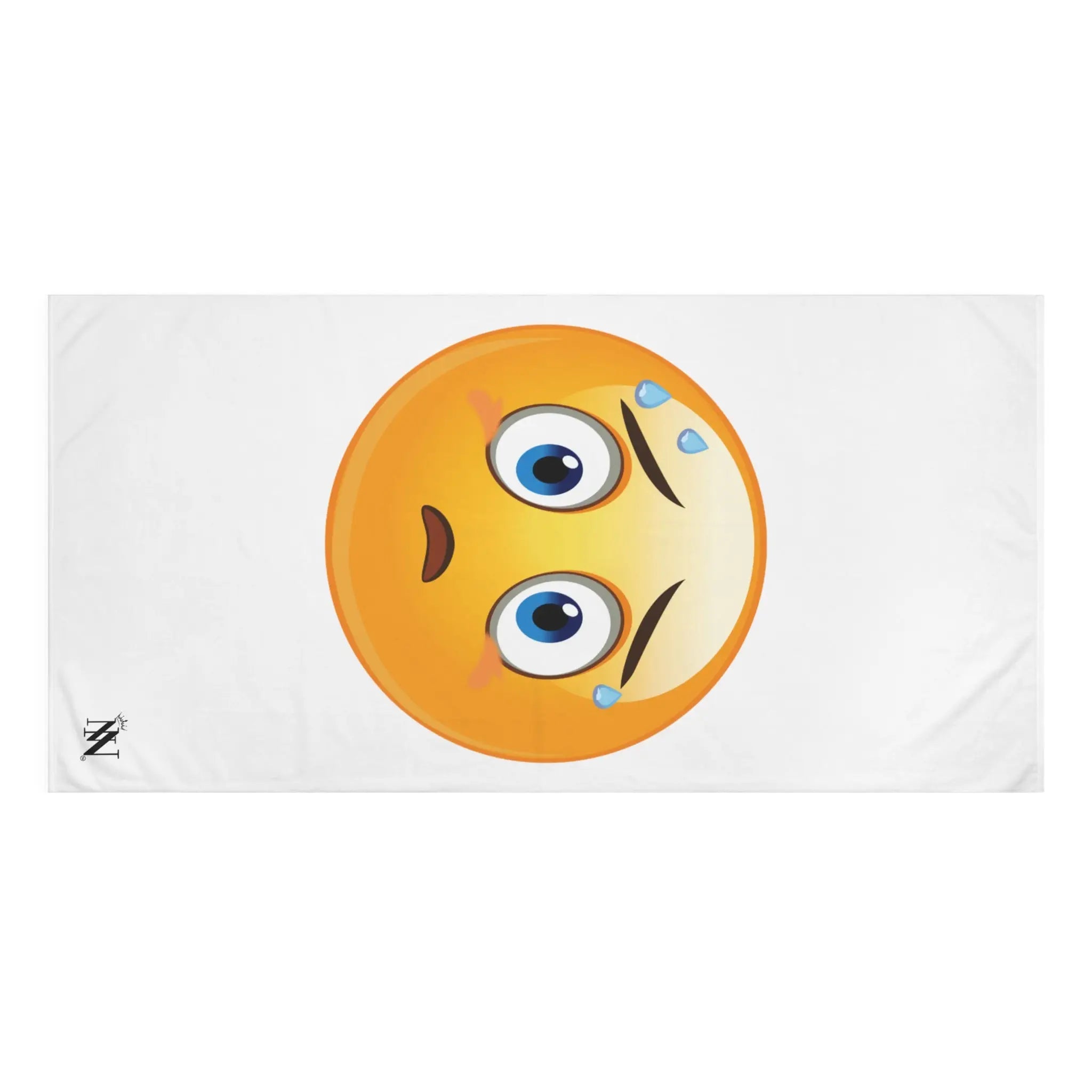 Sweating It Emoji Extra Large Towel