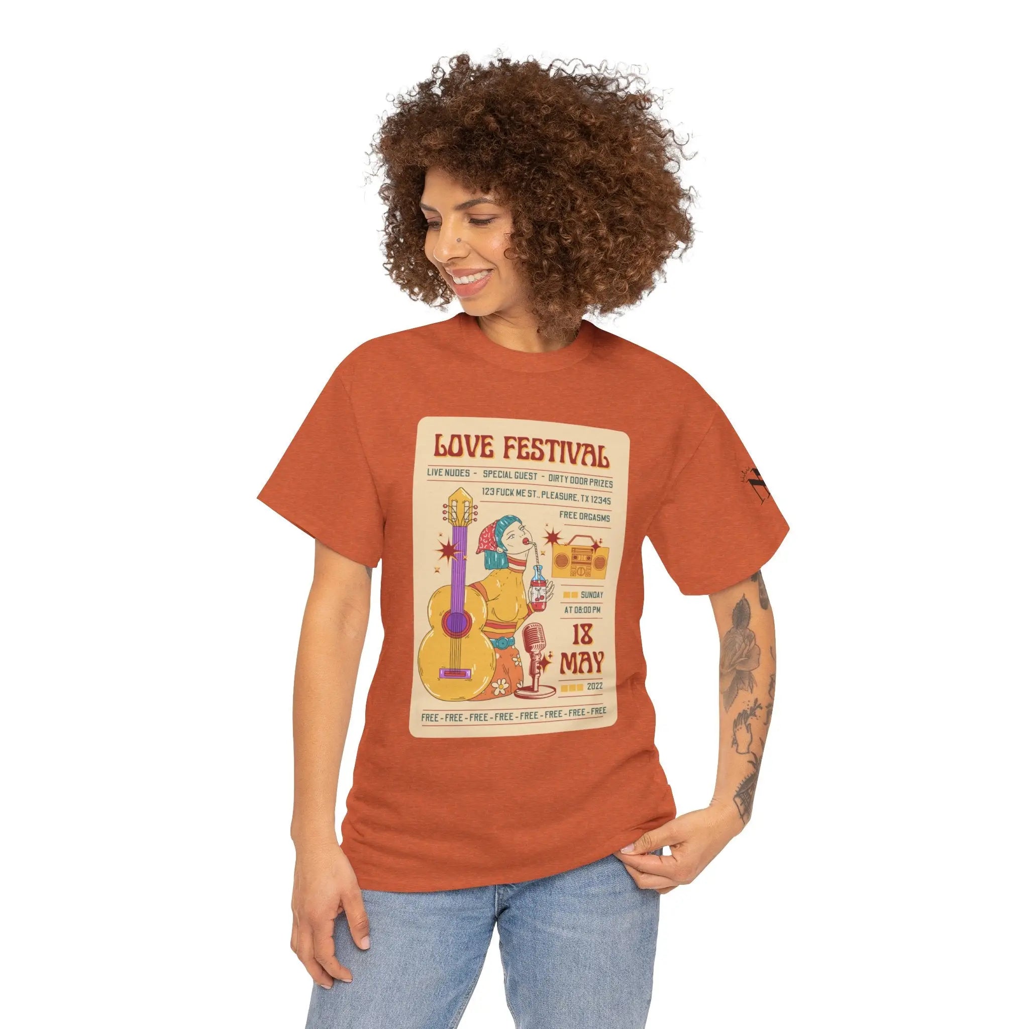 Love Festival! | Mix & Match 100% Cotton Unisex Fun-Flirty Lovers’ Tees