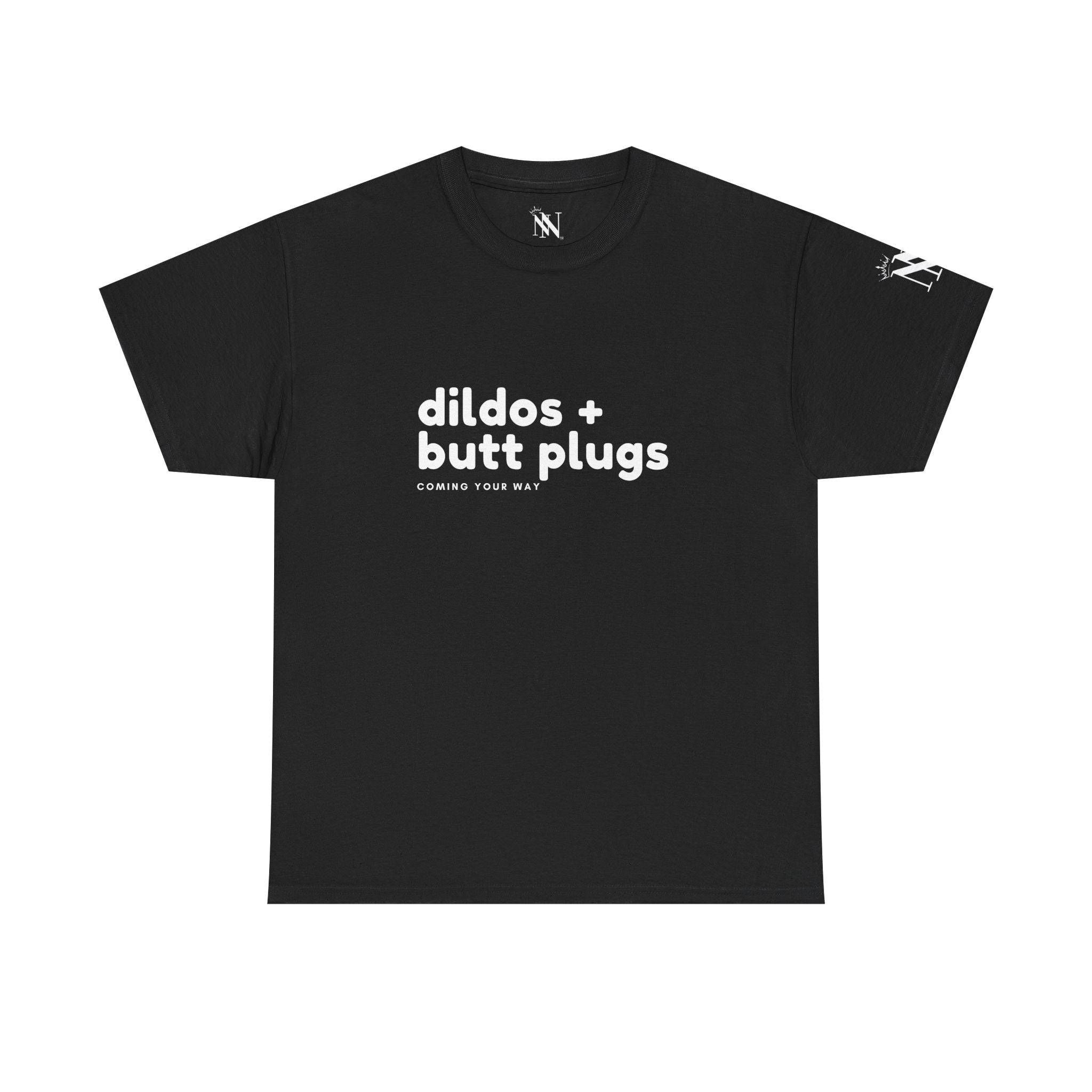 Dildos + Butt Plugs Coming Your Way | Mix & Match 100% Cotton Unisex Fun-Flirty Lovers’ Tees