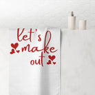 Let’s Make Out Hearts Anal Towel