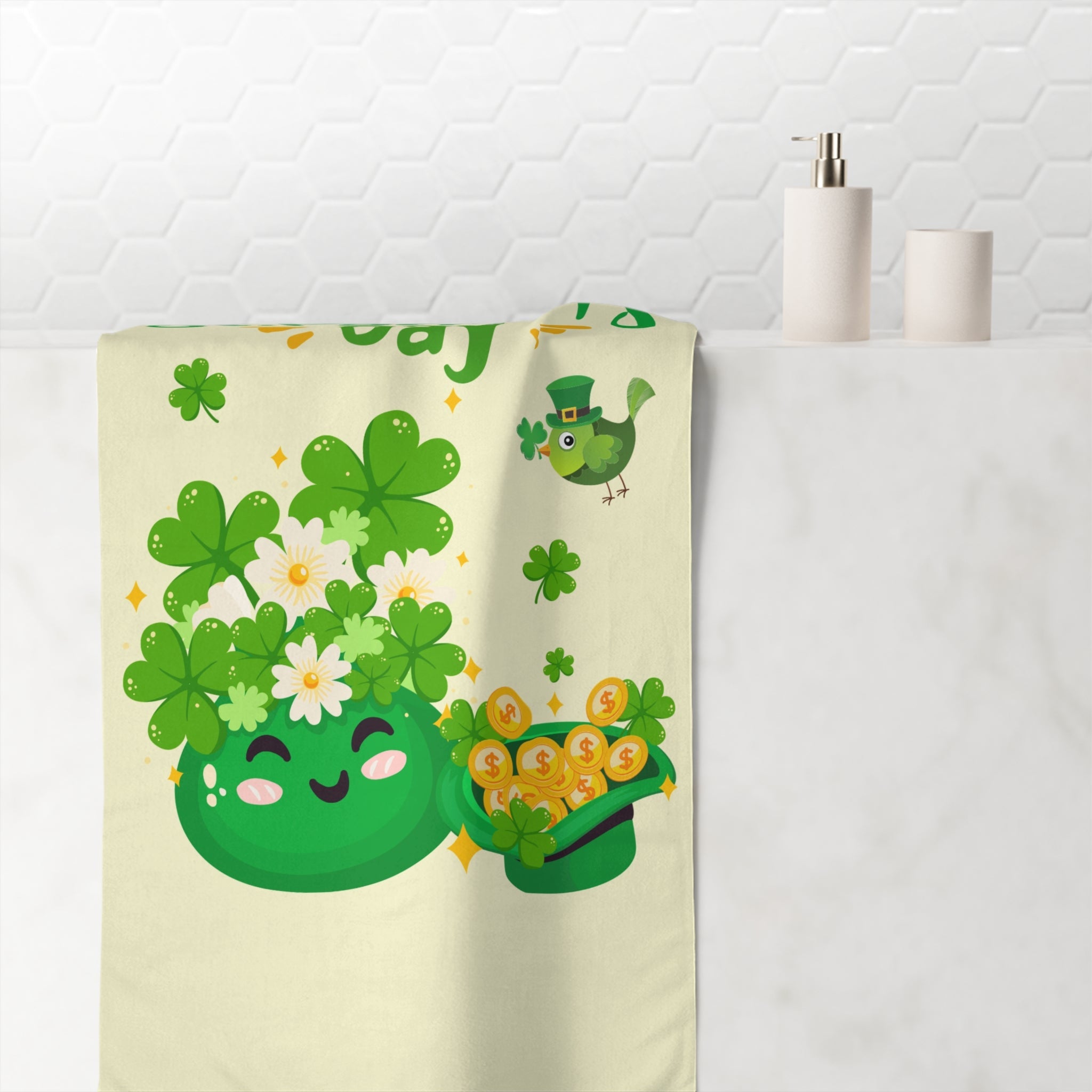 Cute St. Patrick’s Day | Mix & Match XL Fun-Flirty Lovers’ Towels