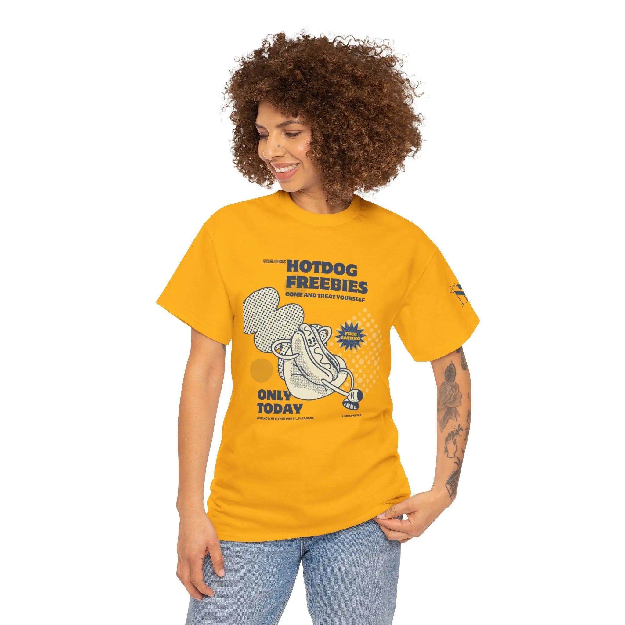 Hot Dog Freebies | Mix & Match Cotton Unisex Fun-Flirty Lovers’ T-Shirts