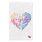 Newlyweds Diamond Heart | Mix & Match Soft Fun-Flirty Lovers’ Towels