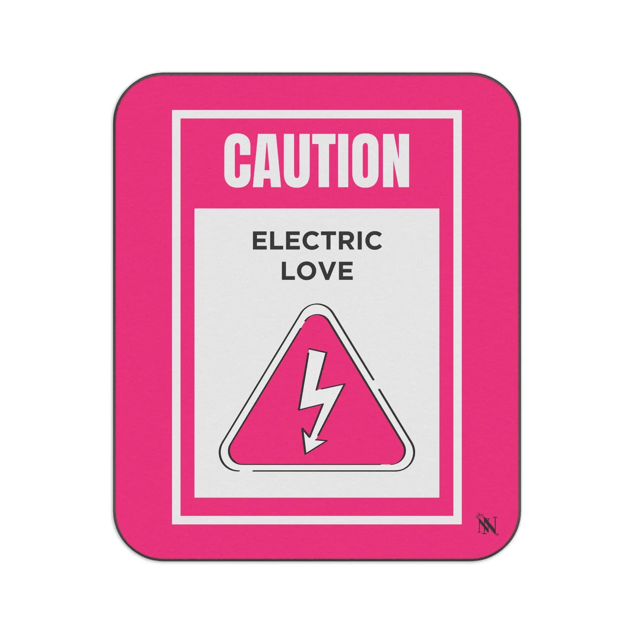 Caution Electric Love Soft Playful Sex Blanket