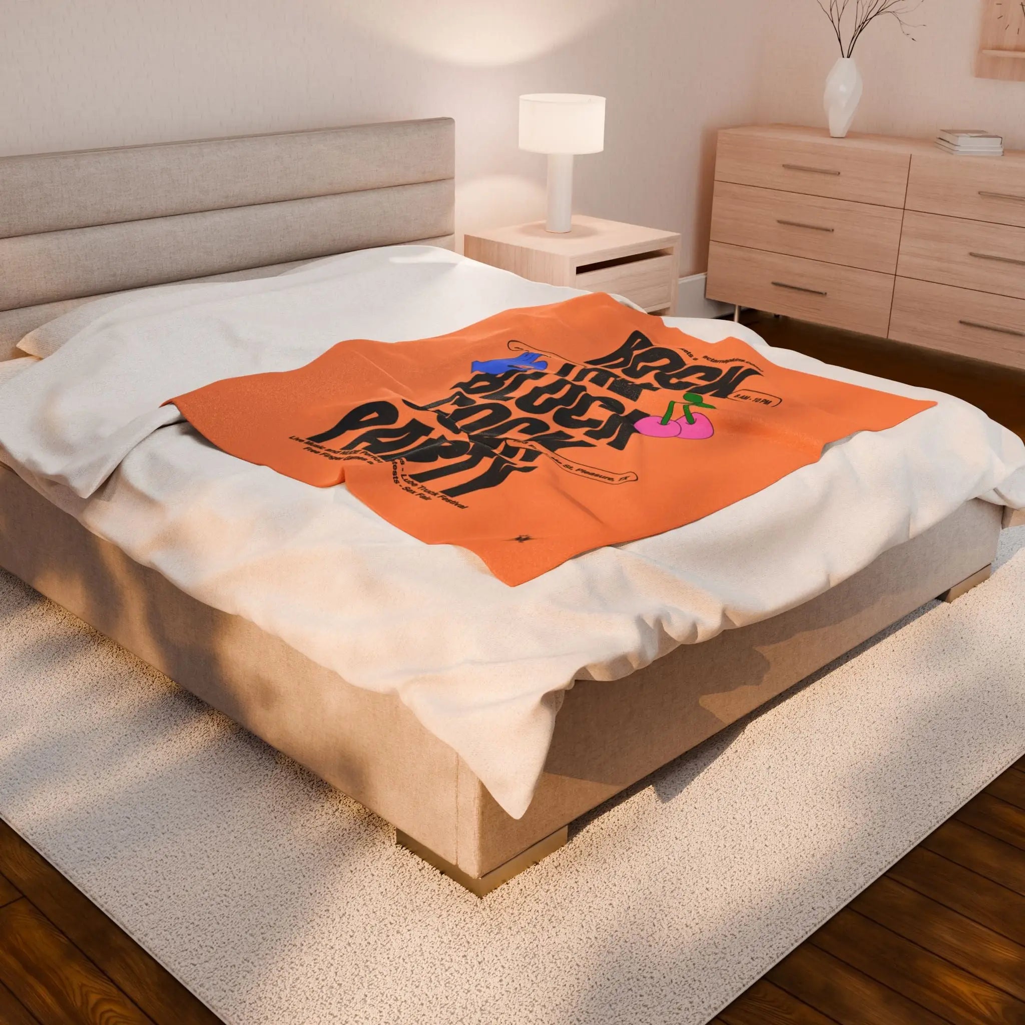 Rock The Block Cock | Mix & Match Fun-Flirty Lovers’ Blankets