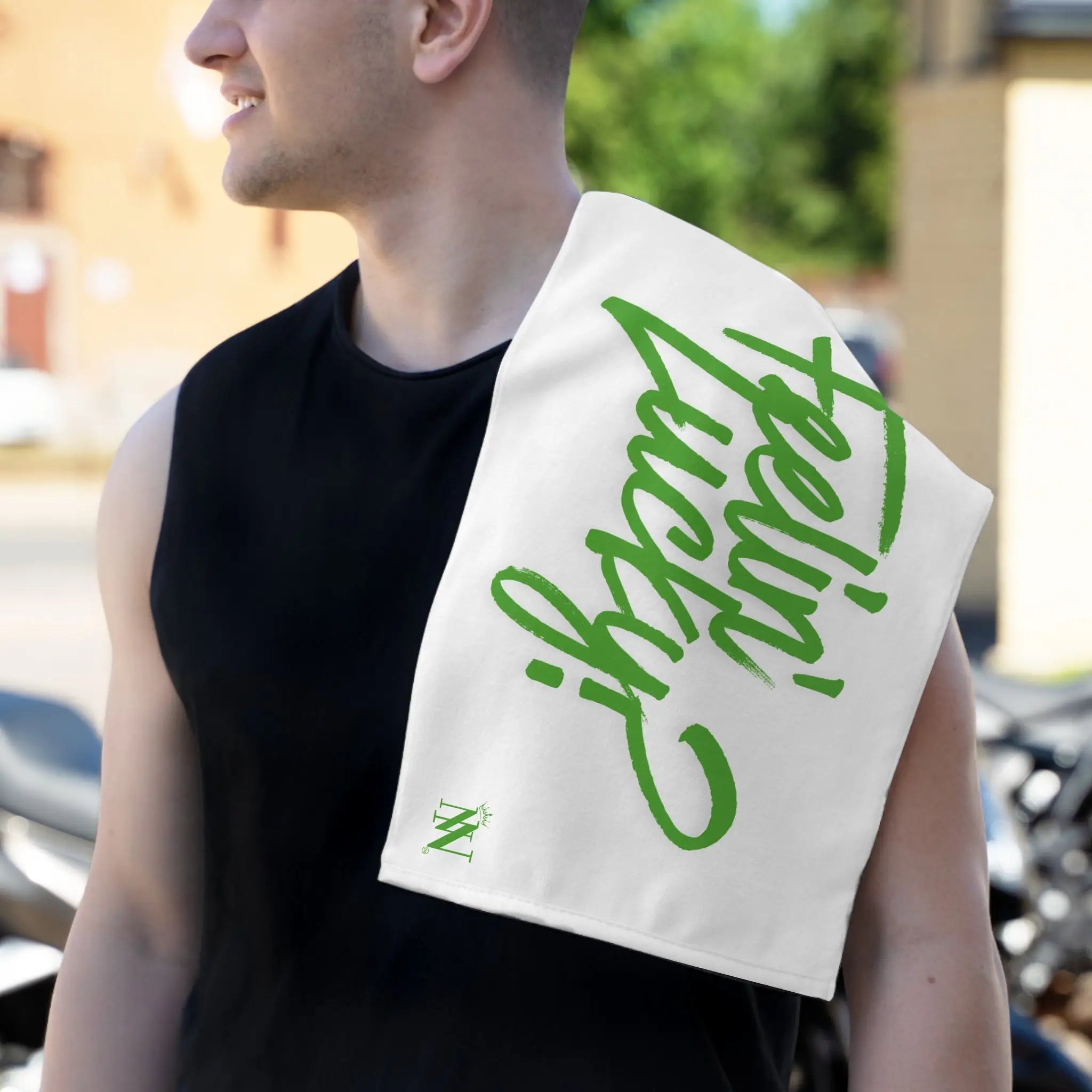 Feelin’ Lucky Irish Green | Mix & Match Soft Fun-Flirty Lovers’ Towels