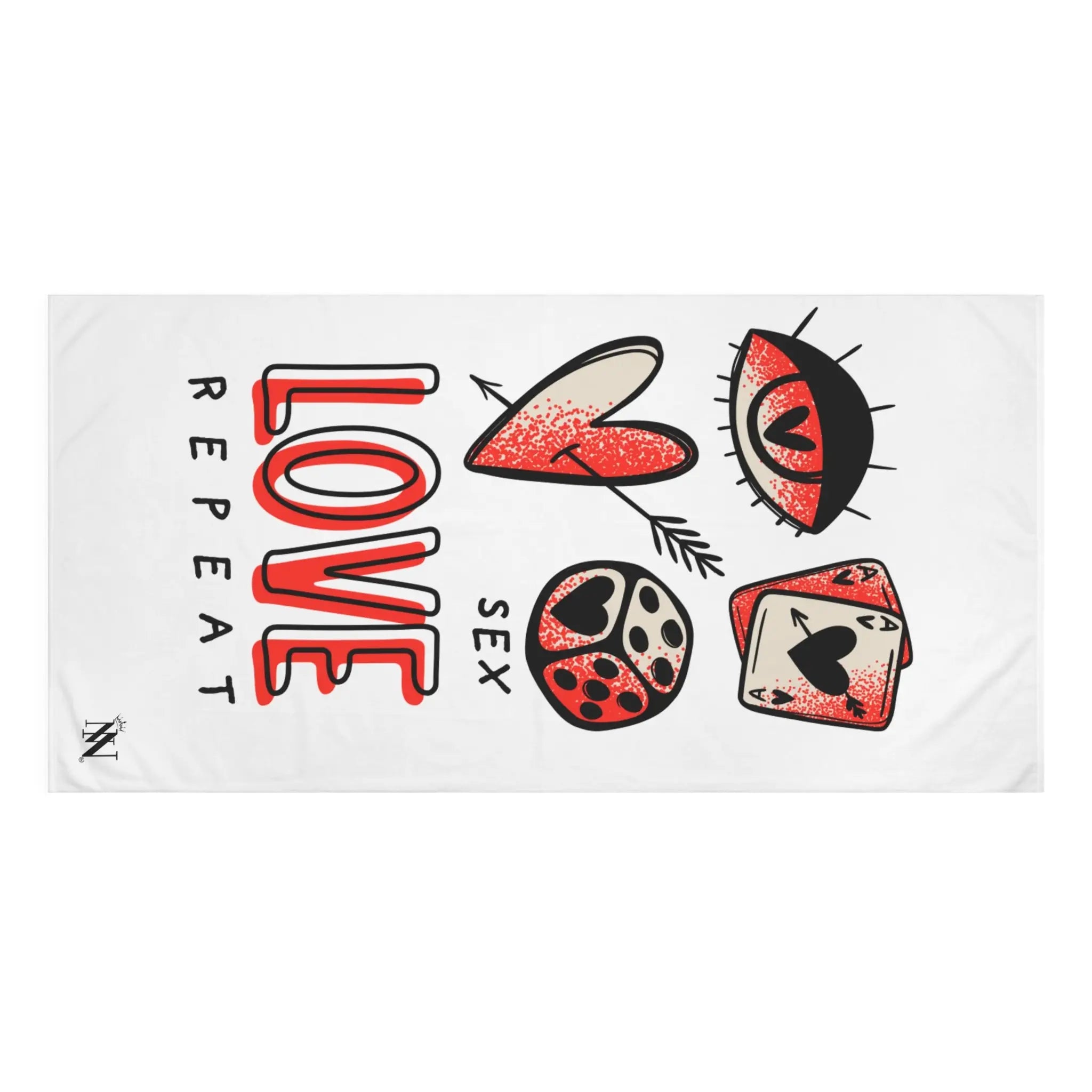 Sex Love Repeat Big Ass Rimming Cum Towel