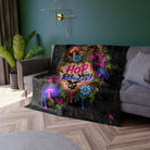 Hop Til You Drop Easter Crushed Velvet Blanket