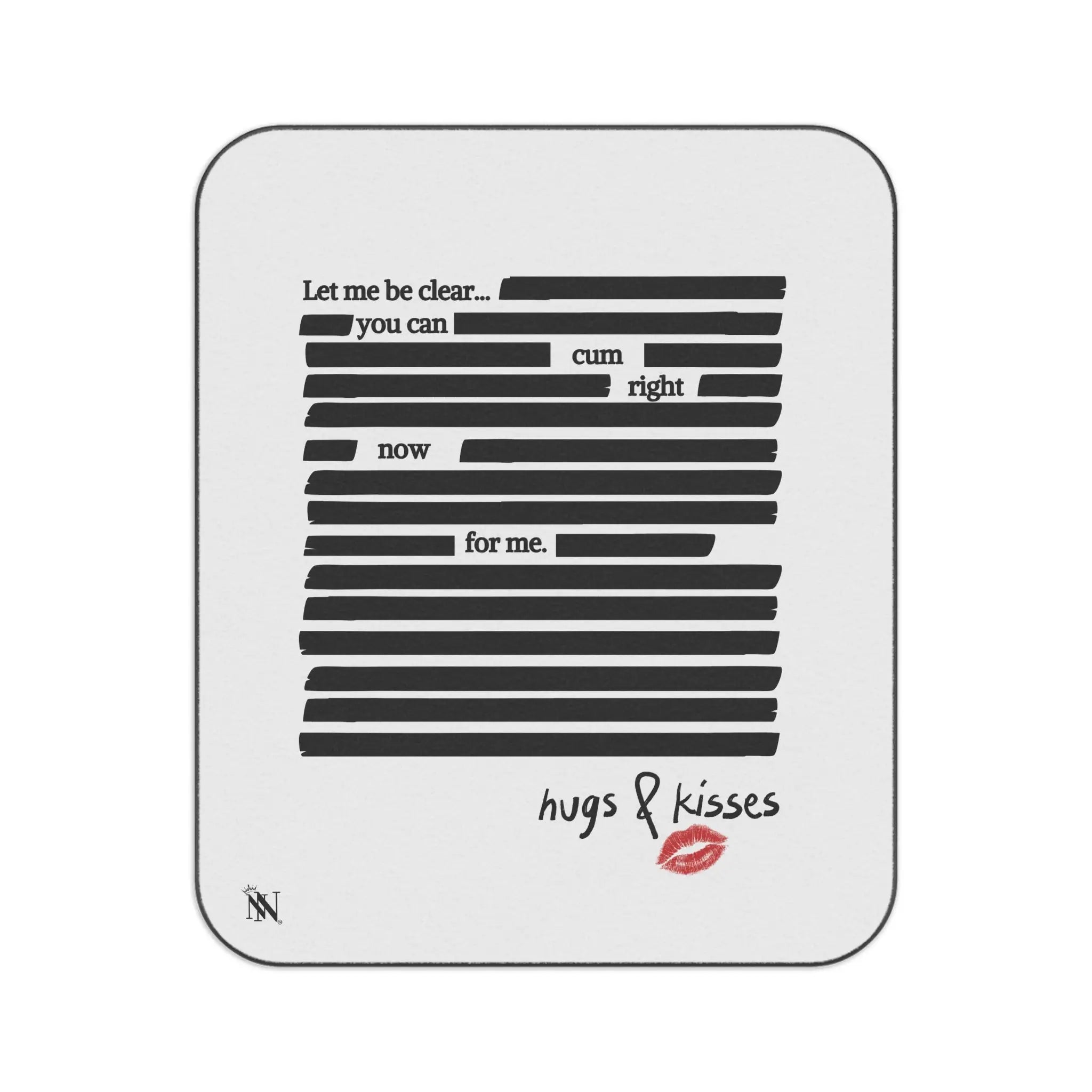 Let Me Be Clear... | Mix Match Fun-Flirty Lovers’ Water-Resistant Blankets
