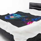 She Glows Blacklight Graphic | Mix & Match Soft Fun-Flirty Lovers’ Blankets