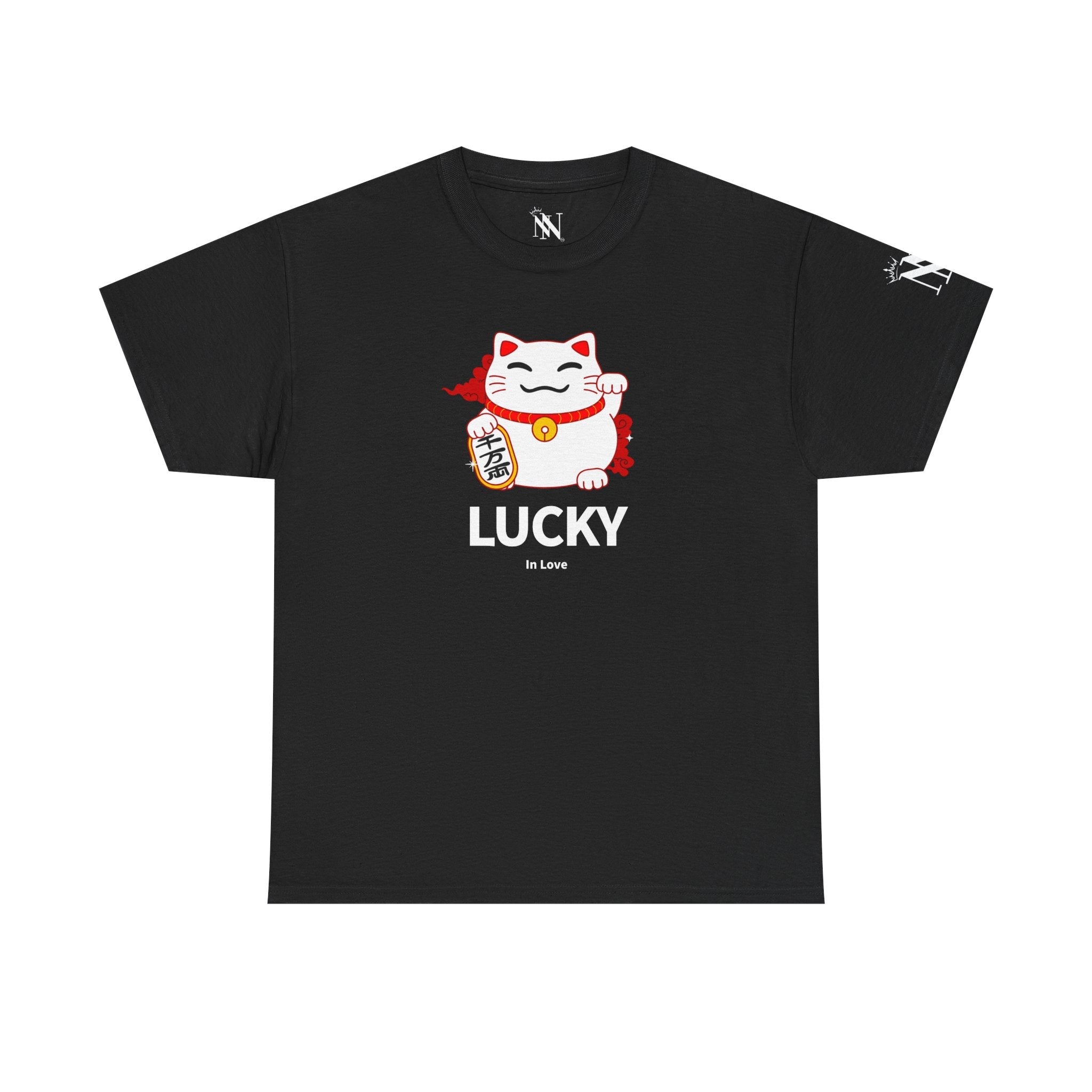 Lucky In Love Beckoning Cat Sex Gifts 100% Cotton T-Shirt