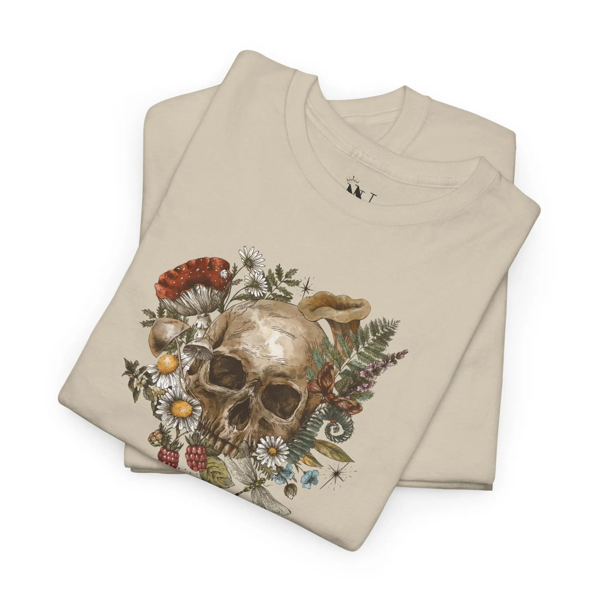 Love & Death Skull Floral | Nectar Napkins Fun-Flirty Lovers’ T-Shirts