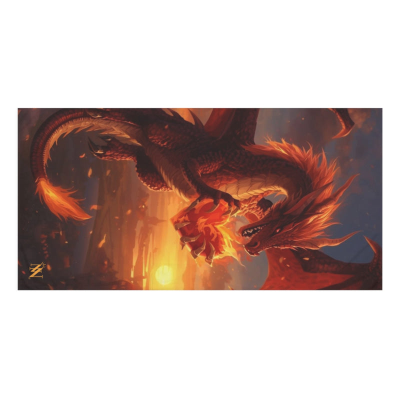 Hearts of Fire Dragon Fantasy | Mix & Match XL Fun-Flirty Lovers’ Towels