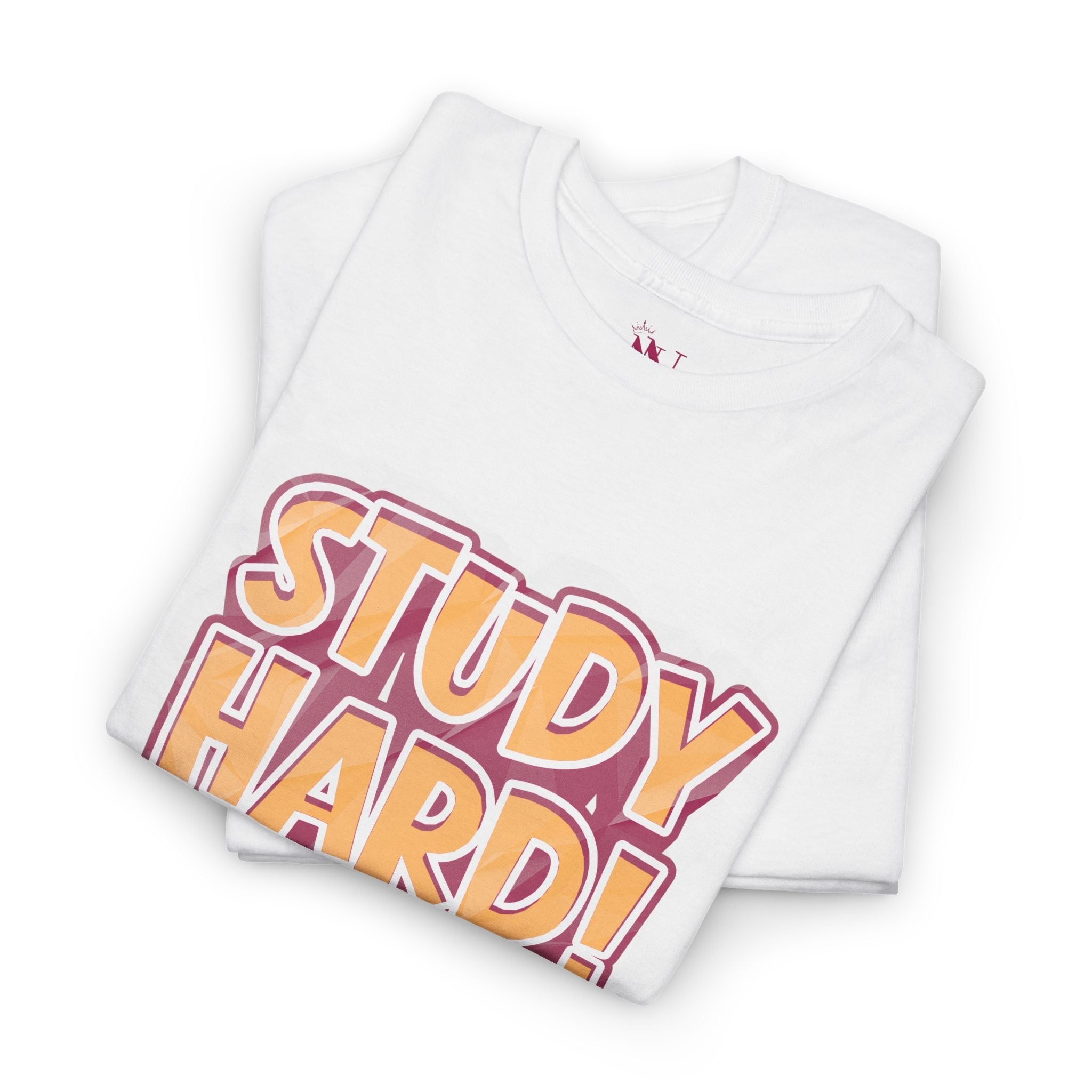 Study Hard! | Mix & Match Cotton Unisex Fun-Flirty Lovers’ T-Shirts