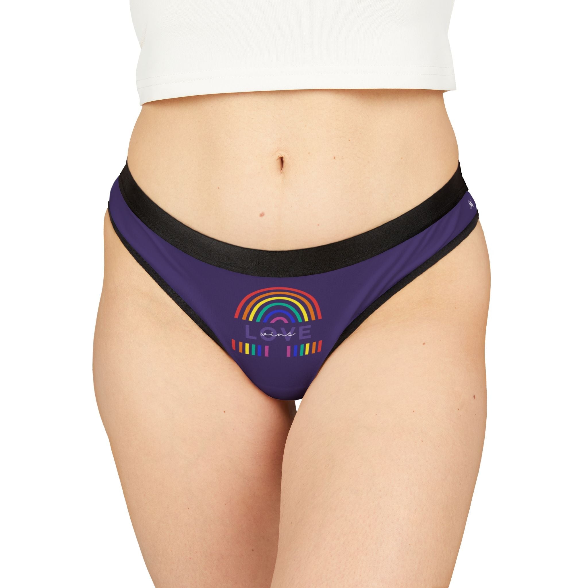 Love Wins Rainbow | Mix & Match Women’s Fun-Flirty Lovers’ Thongs