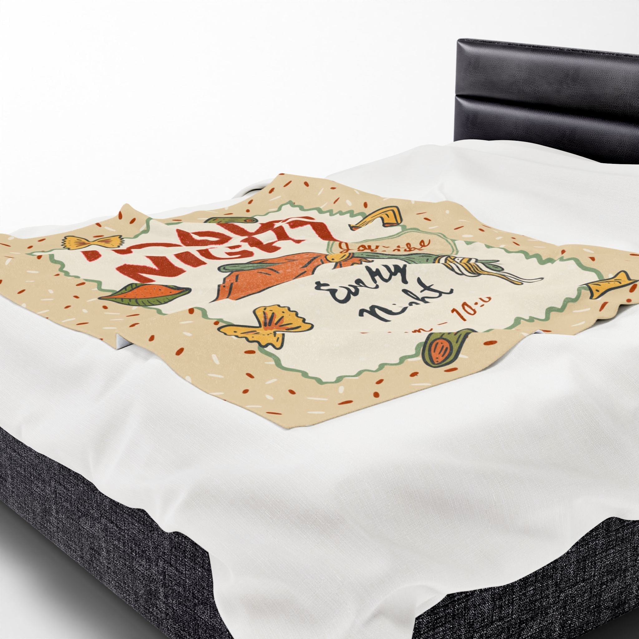 Noods Night | Mix & Match Velveteen Fun-Flirty Lovers’ Blankets