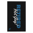 Retired Hot Guy! Black Mix & Match Soft Sex Towels | Flirty Lovers’ Gifts