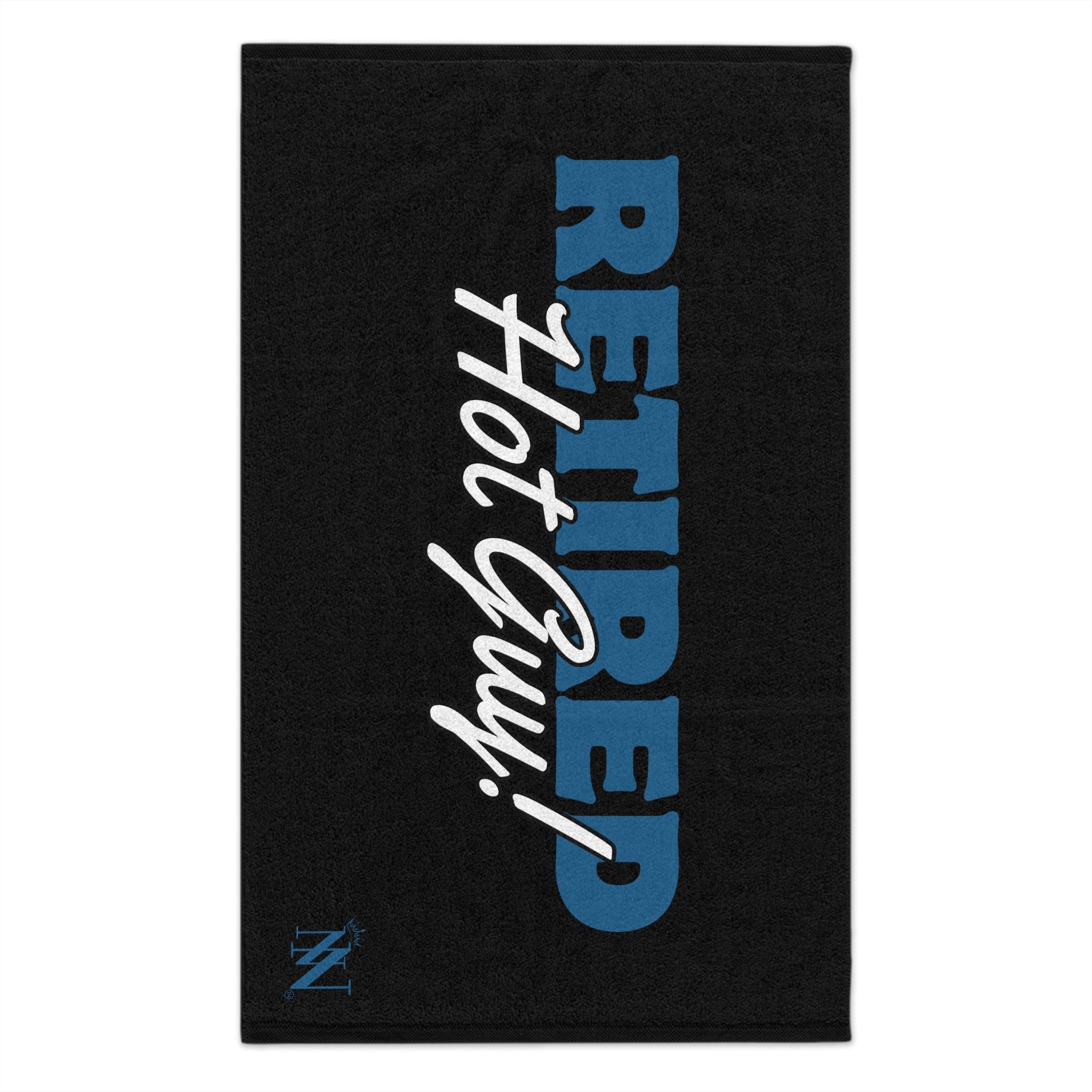 Retired Hot Guy! Black Mix & Match Soft Sex Towels | Flirty Lovers’ Gifts