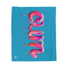 Dripping Cum Teal | Mix & Match Velveteen Fun-Flirty Lovers’ Blankets