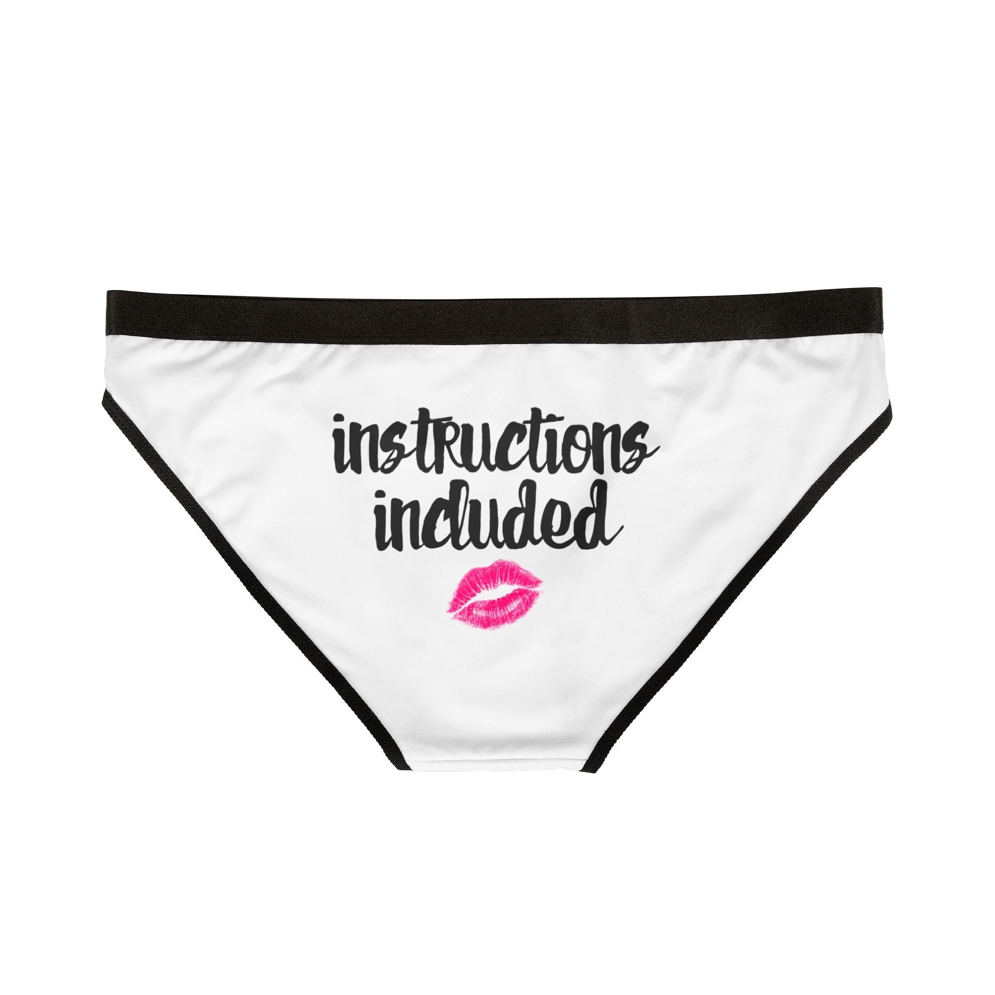 Instructions Included | Mix & Match Women’s Fun-Flirty Lovers’ Panties