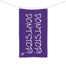 Don’t Stop! Don’t Stop Purple | Mix & Match Classic Fun-Flirty Lovers’ Towels