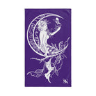 Mermaid On Moon Purple | Mix & Match Classic Fun-Flirty Lovers’ Towels