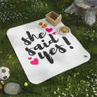 She Said Yes! | Mix Match Fun-Flirty Lovers’ Water-Resistant Blankets