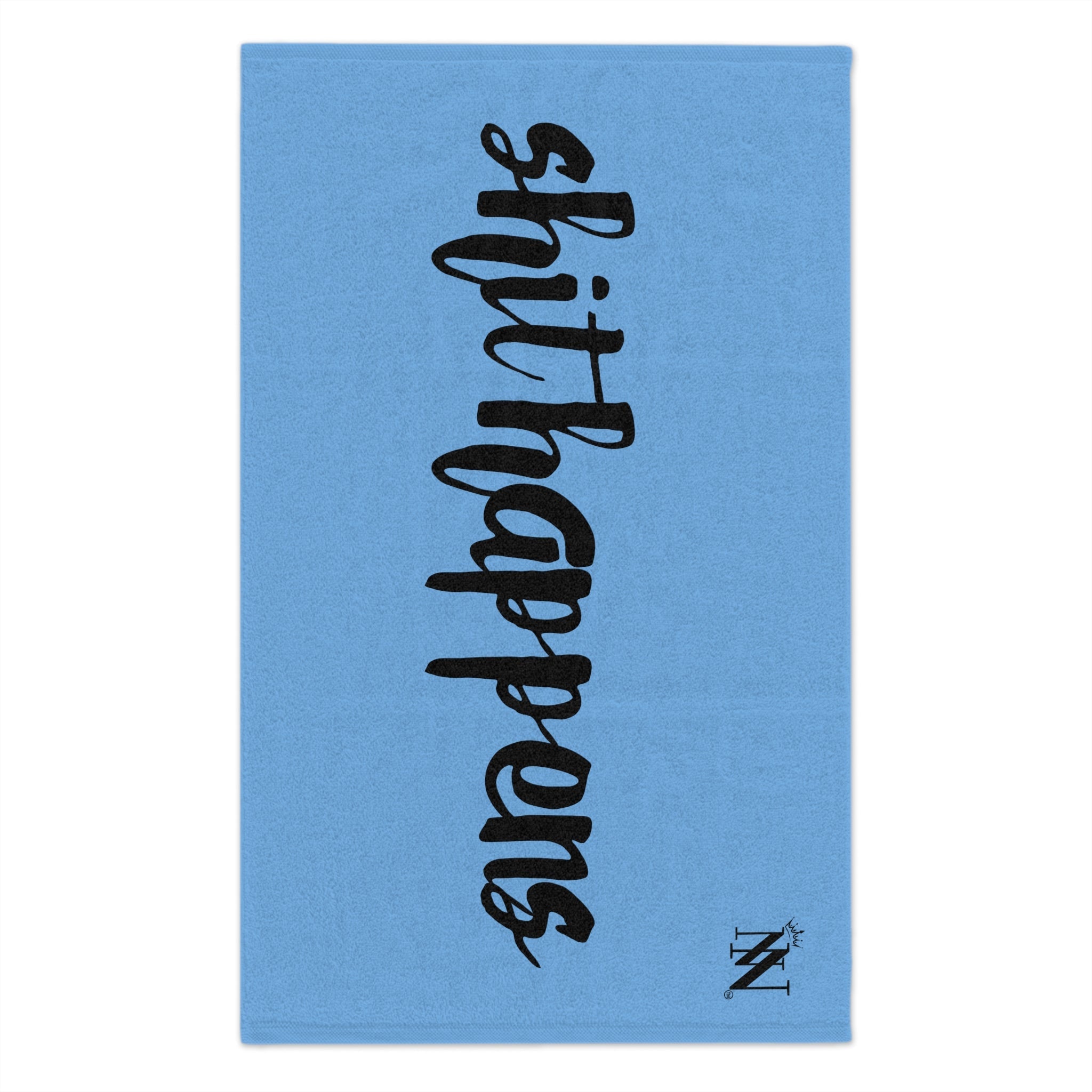 Shit Happens Light Blue | Mix & Match Soft Fun-Flirty Lovers’ Towels