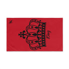 Large Crown King Red Cum Towel