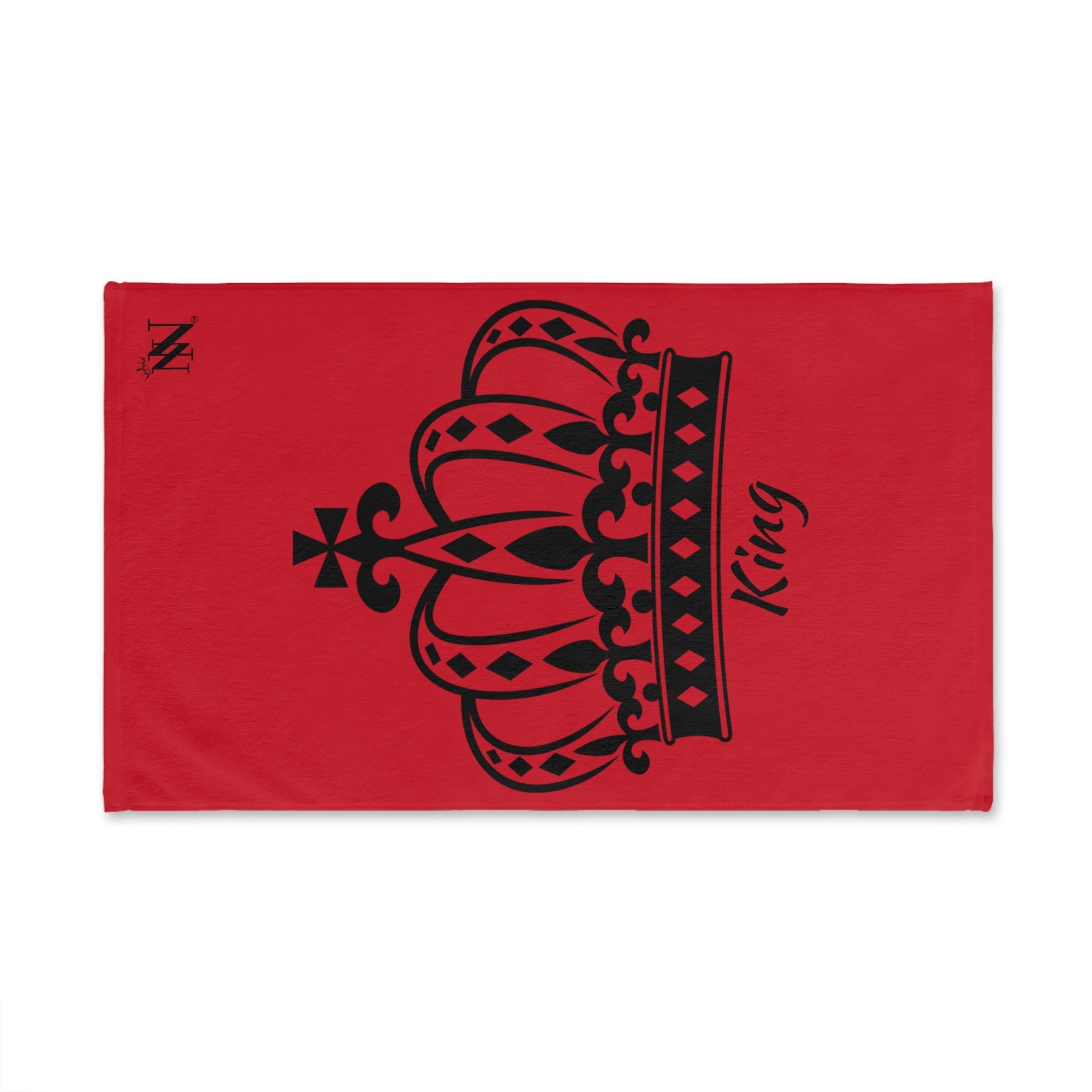 Large Crown King Red Cum Towel