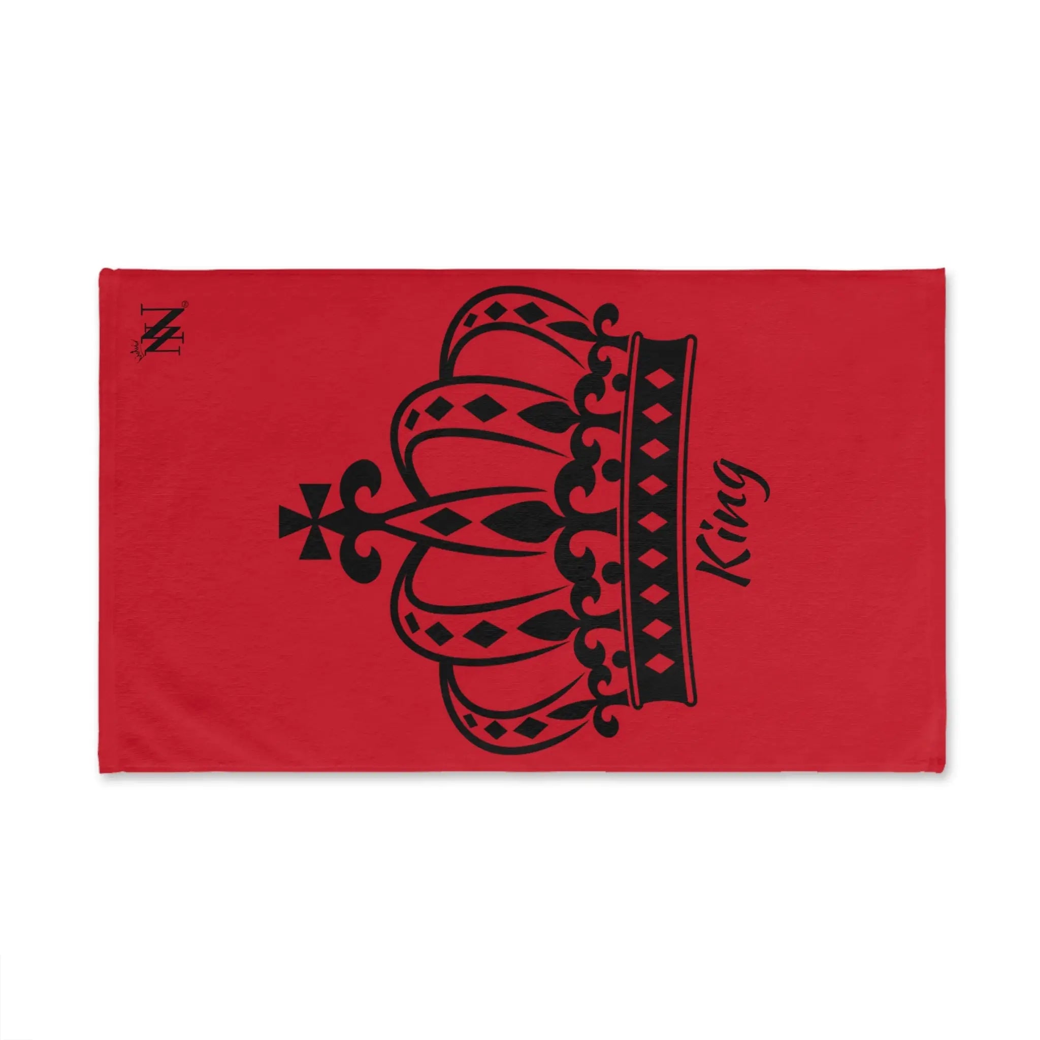 Large Crown King Red Cum Towel