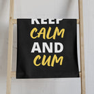 Keep Calm & Cum Queen King | Mix & Match Classic Fun-Flirty Lovers’ Towels