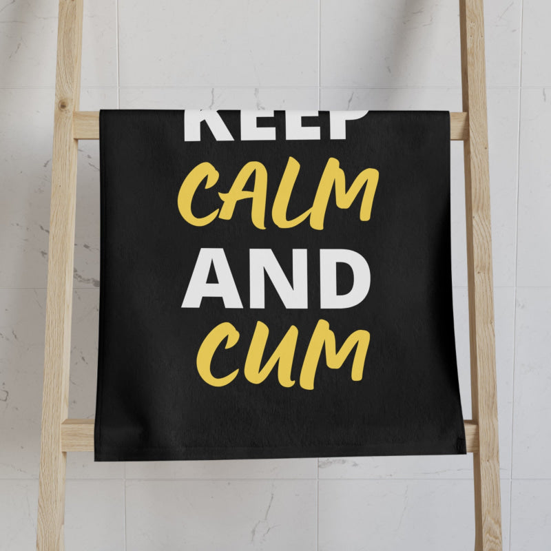 Keep Calm & Cum Queen King | Mix & Match Classic Fun-Flirty Lovers’ Towels