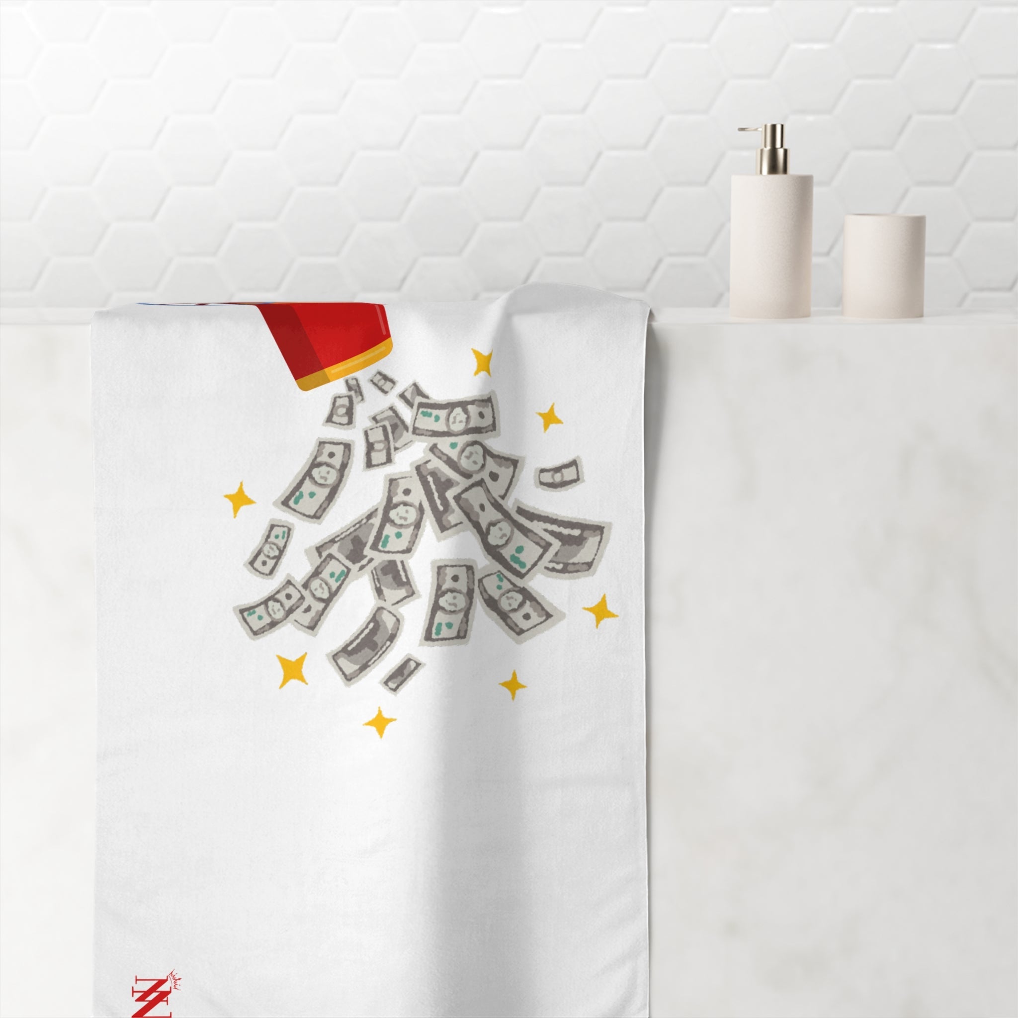 Money Shot Cannon Emoji | Mix & Match XL Fun-Flirty Lovers’ Towels