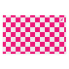 Signature Pink White Checkered | Mix & Match Soft Fun-Flirty Lovers’ Towels