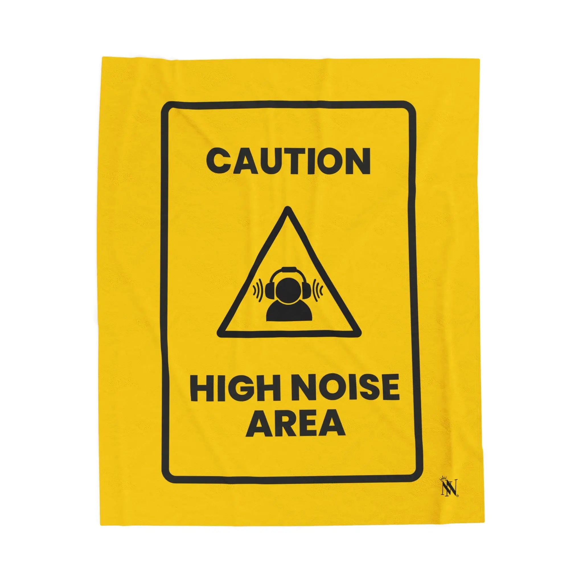 Caution High Noise Area | Mix & Match Soft Fun-Flirty Lovers’ Blankets