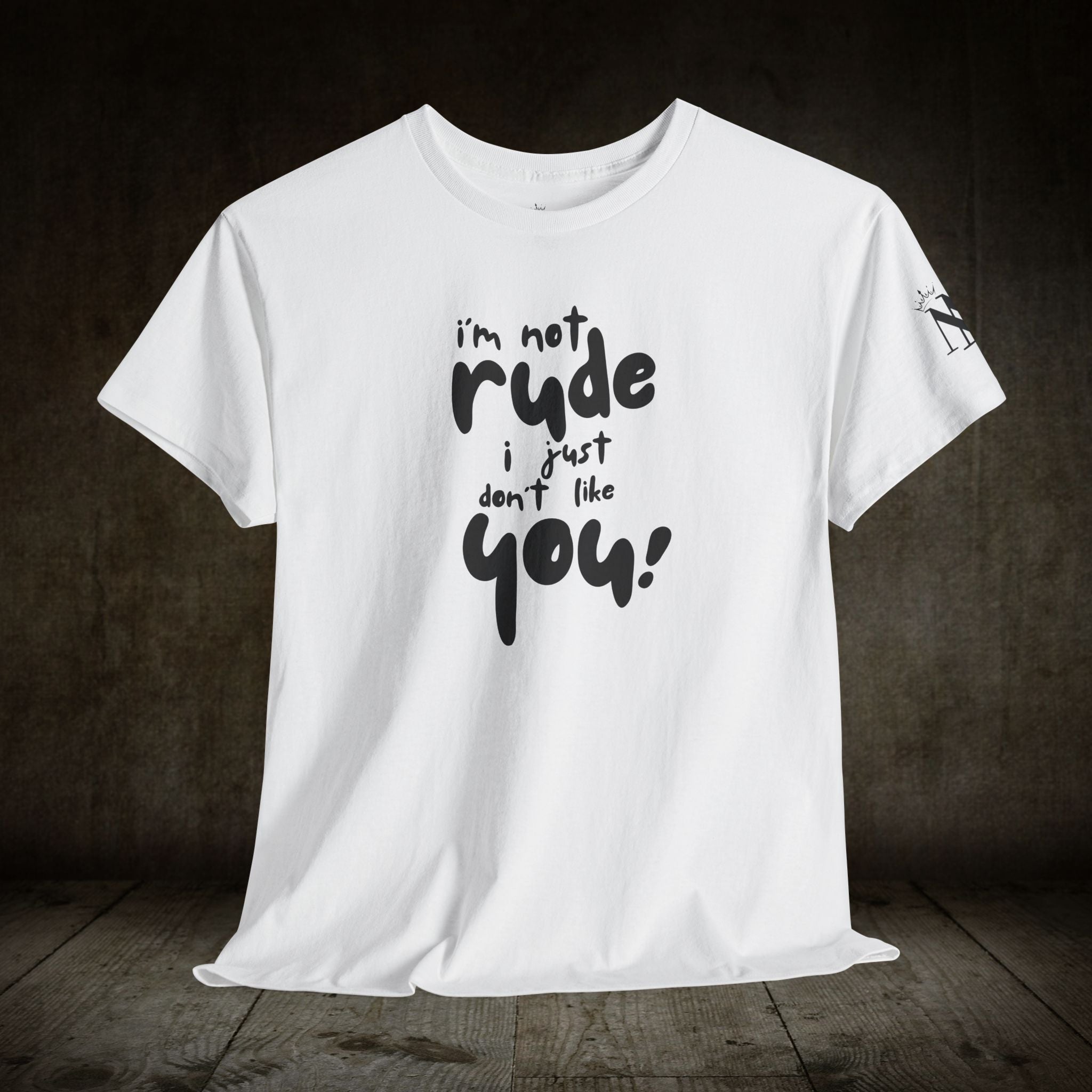 I’m Not Rude | Mix & Match Cotton Unisex Fun-Flirty Lovers’ T-Shirts