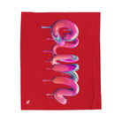 Dripping Cum Red | Mix & Match Velveteen Fun-Flirty Lovers’ Blankets